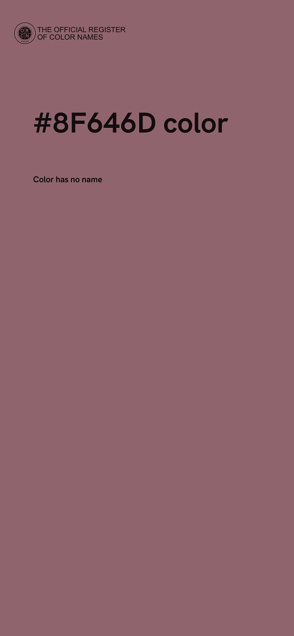 #8F646D color image
