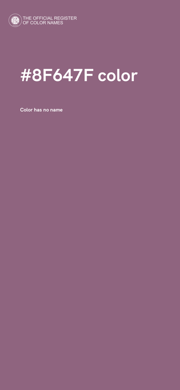 #8F647F color image