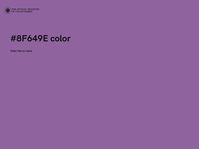 #8F649E color image