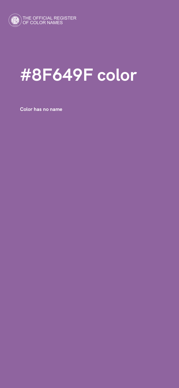 #8F649F color image