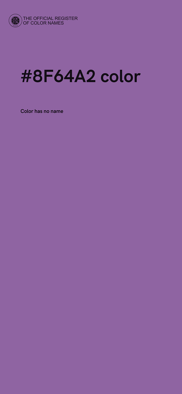 #8F64A2 color image