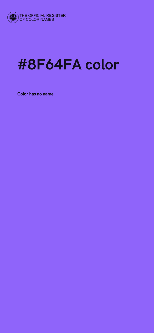 #8F64FA color image