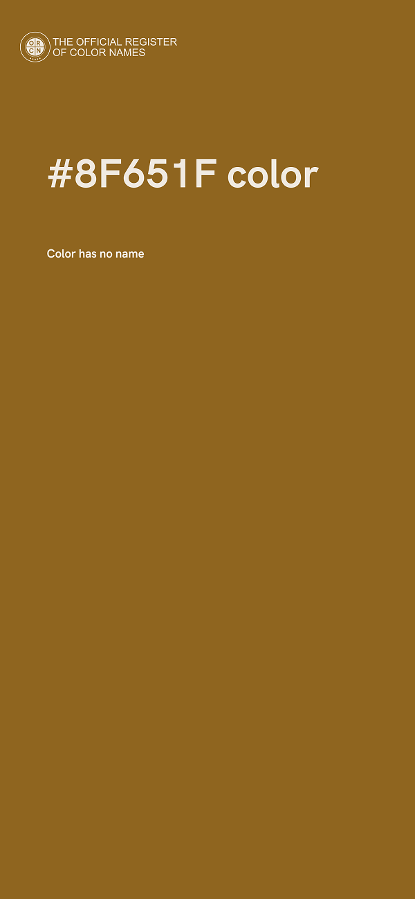 #8F651F color image