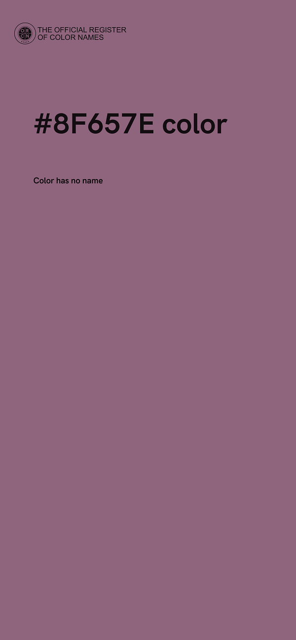 #8F657E color image