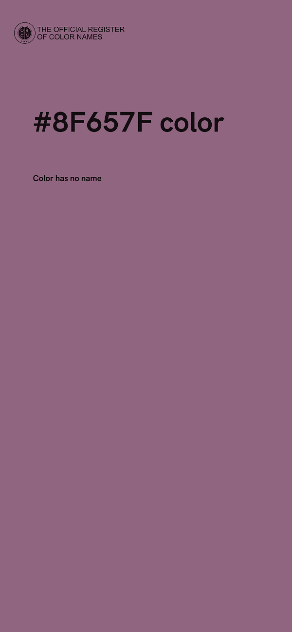 #8F657F color image