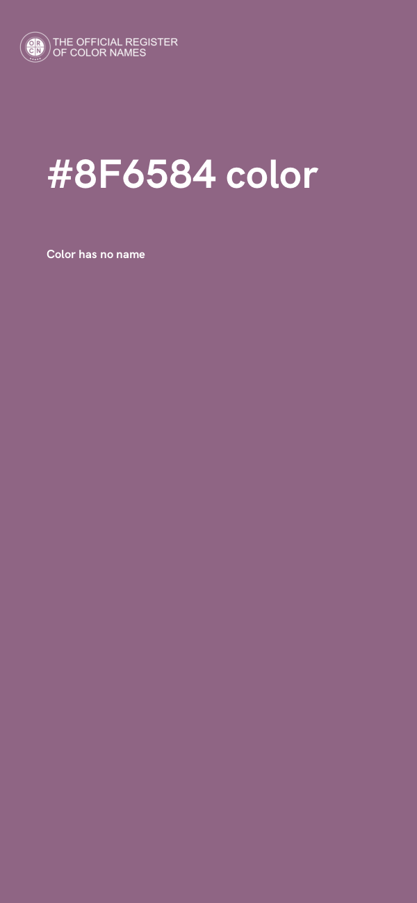 #8F6584 color image