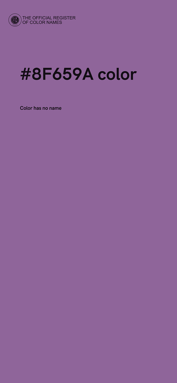 #8F659A color image