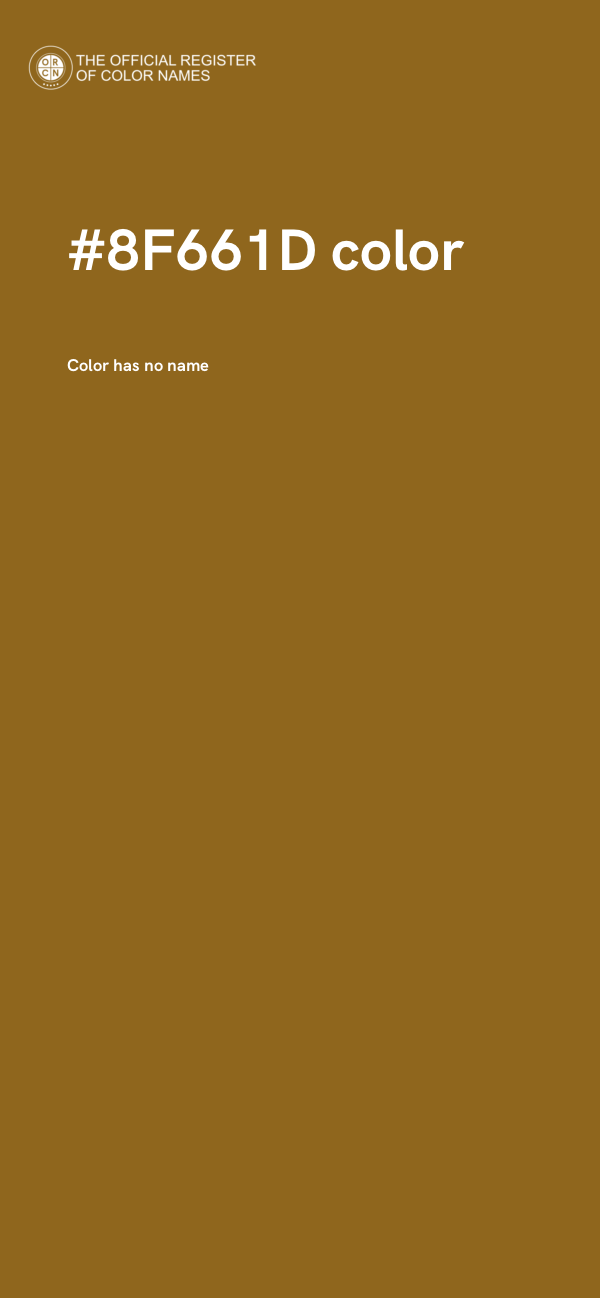 #8F661D color image
