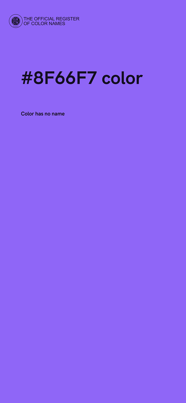 #8F66F7 color image
