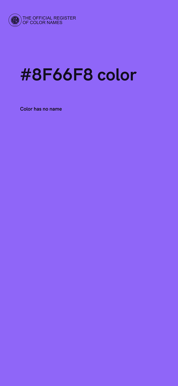 #8F66F8 color image