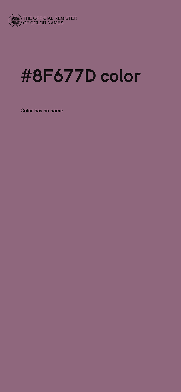 #8F677D color image