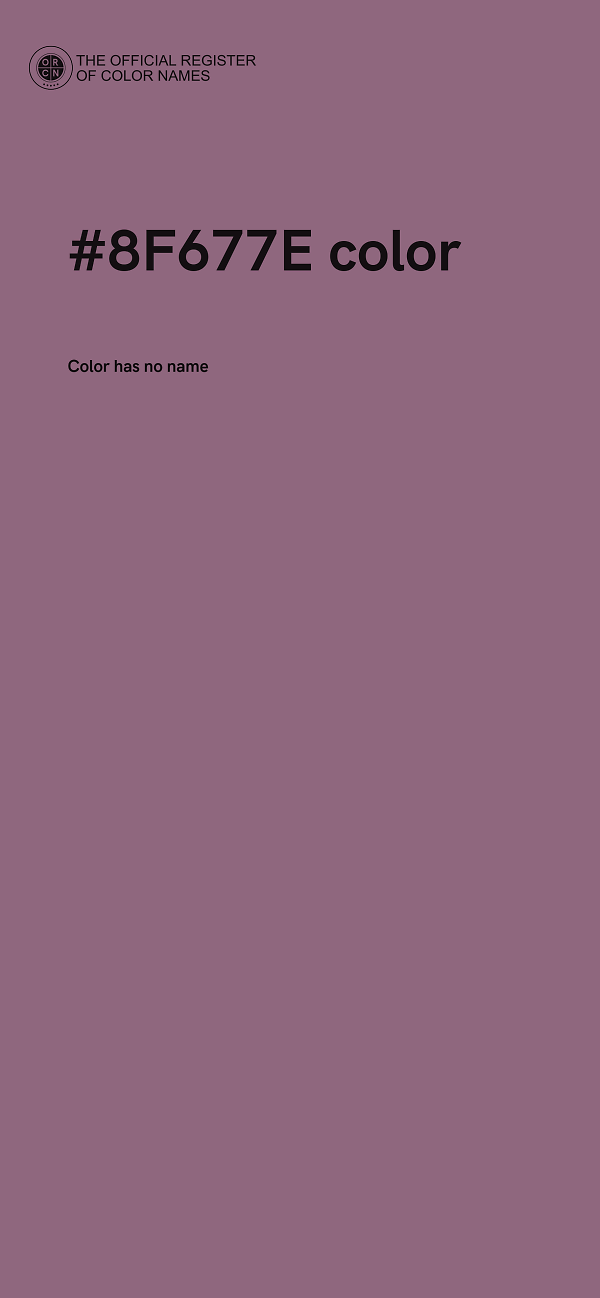 #8F677E color image