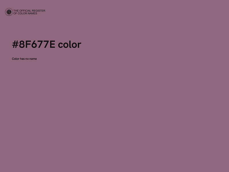 #8F677E color image