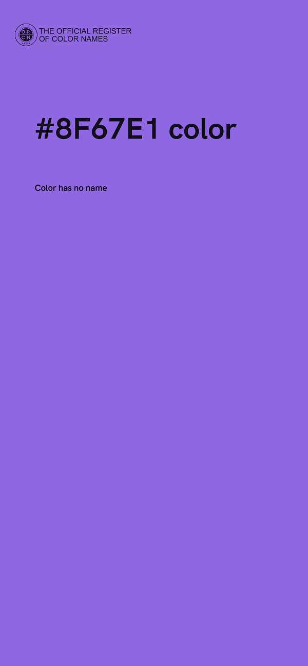 #8F67E1 color image