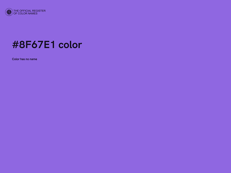 #8F67E1 color image