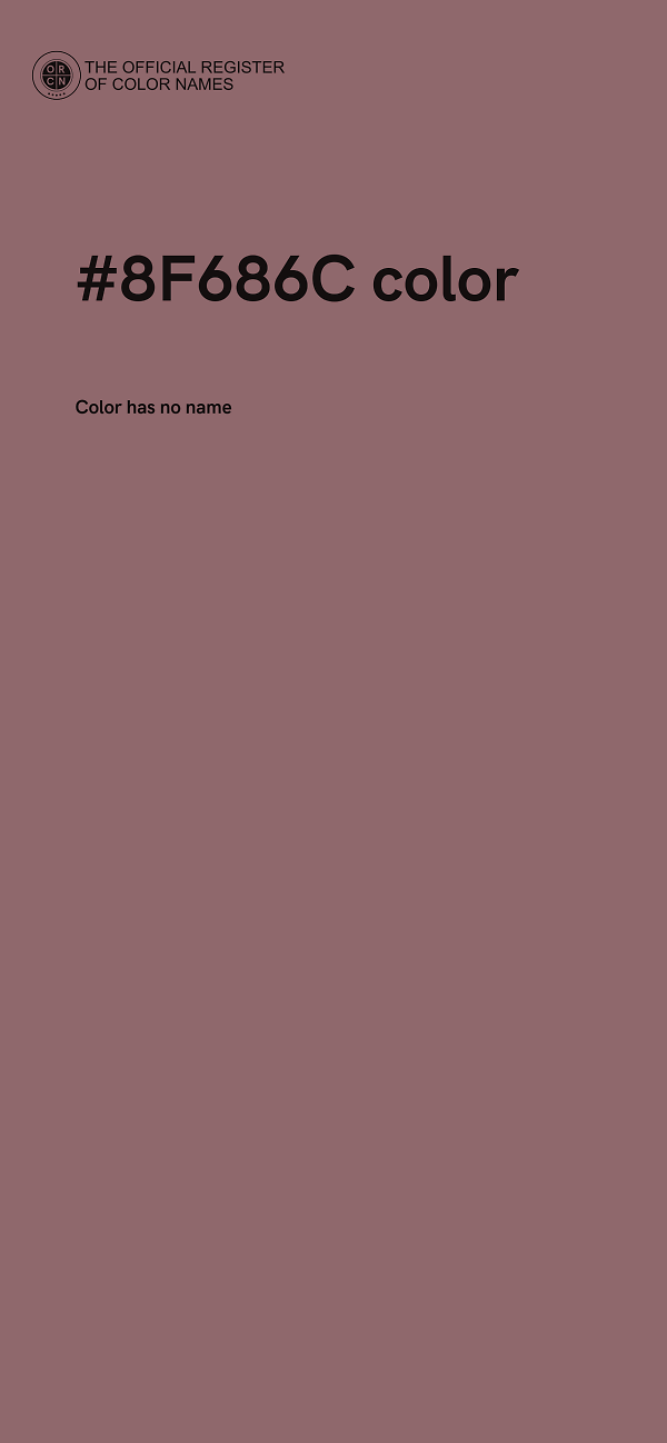 #8F686C color image