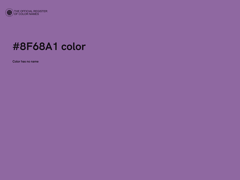 #8F68A1 color image