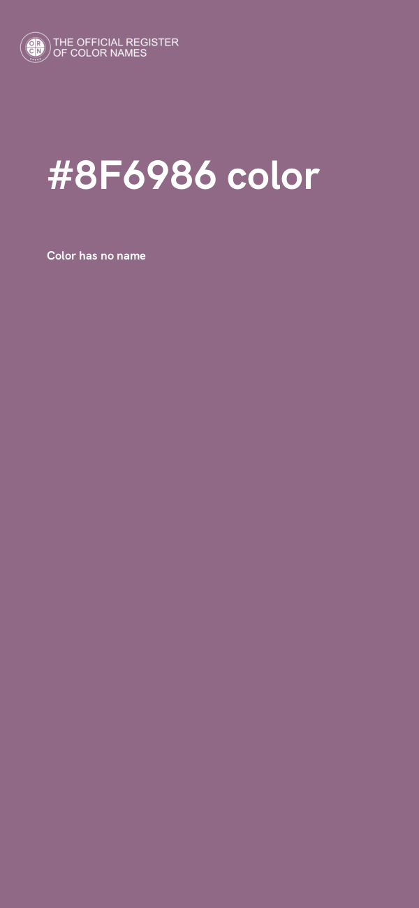 #8F6986 color image