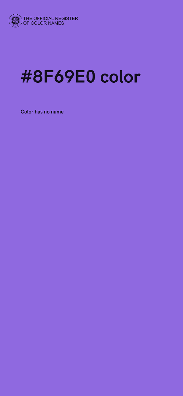 #8F69E0 color image