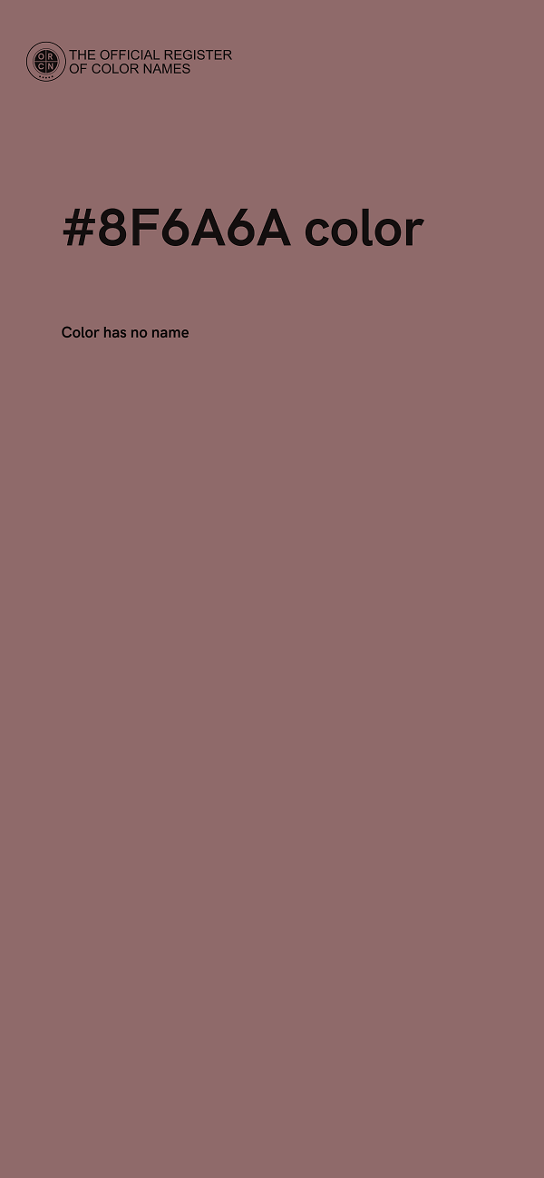 #8F6A6A color image