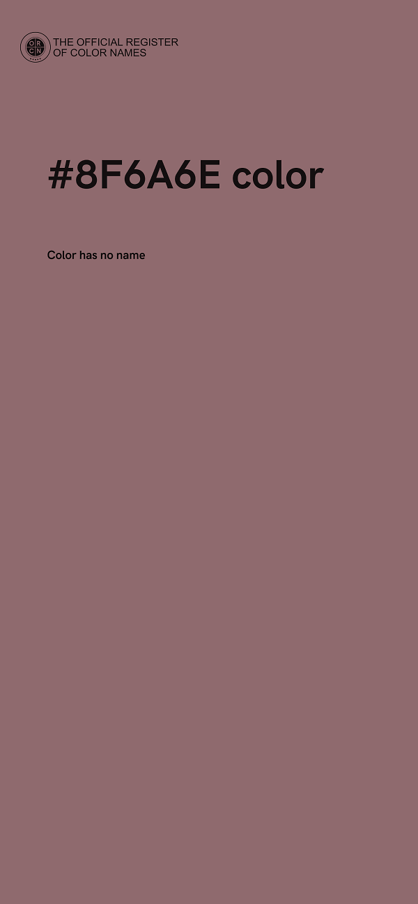 #8F6A6E color image