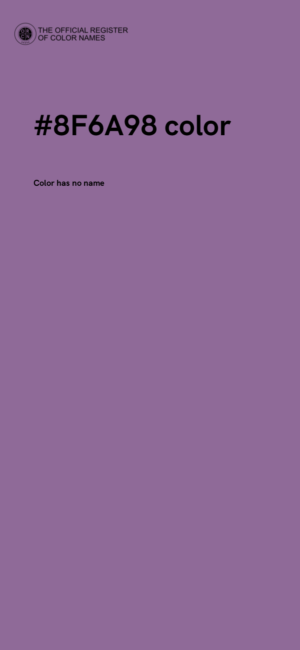 #8F6A98 color image