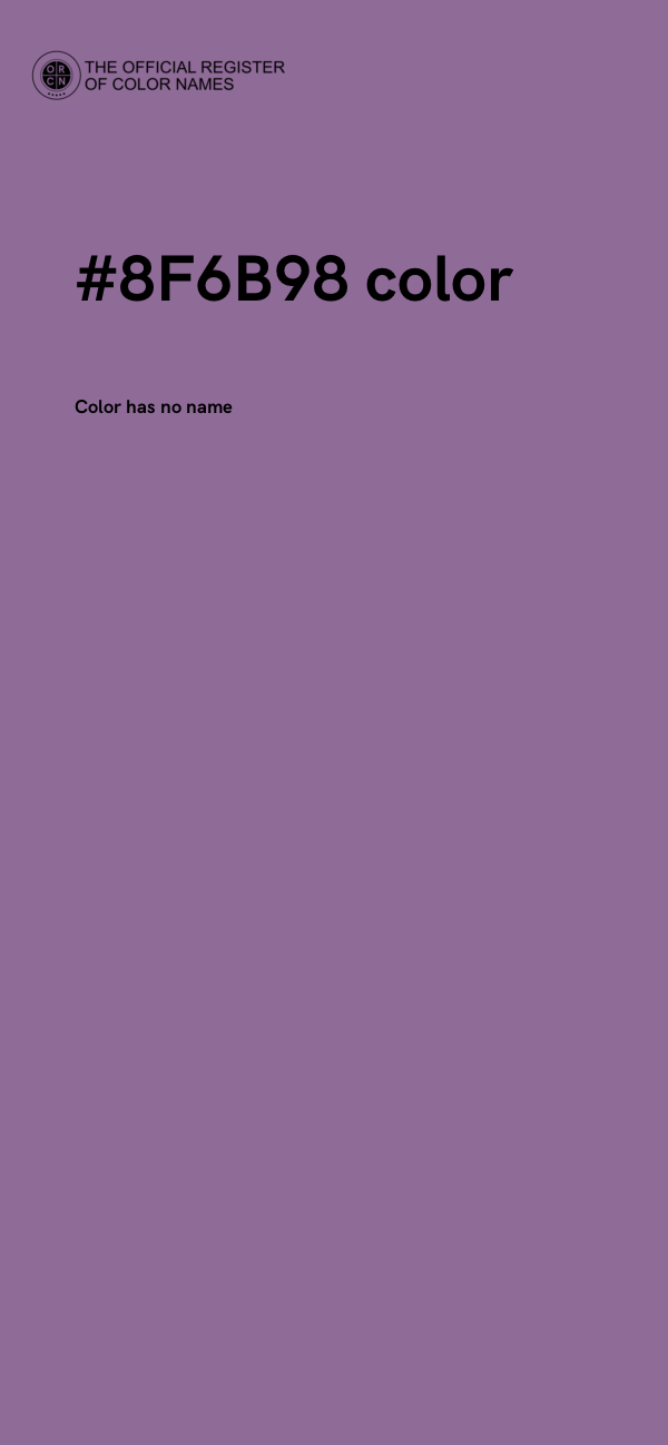 #8F6B98 color image