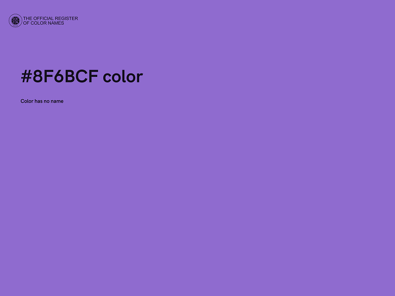 #8F6BCF color image