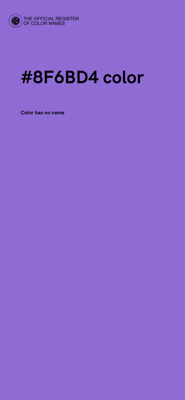 #8F6BD4 color image