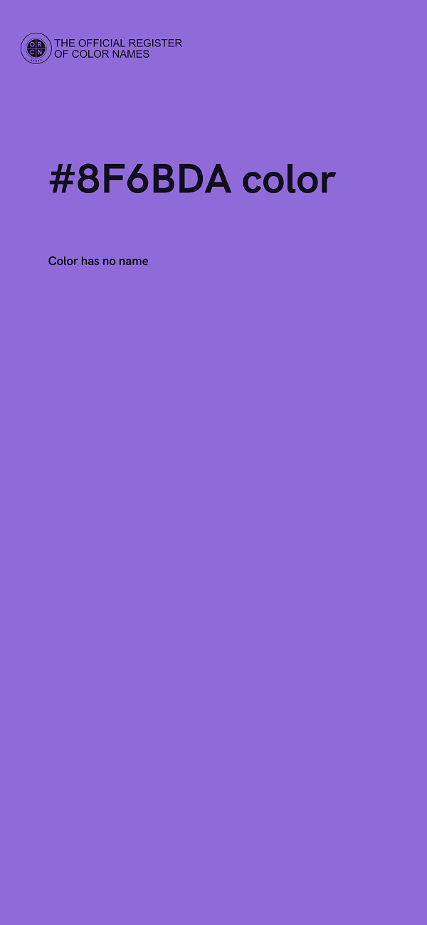 #8F6BDA color image