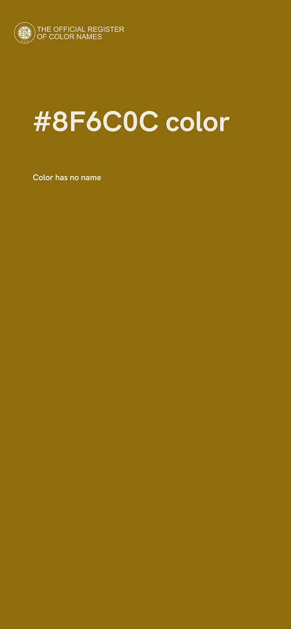 #8F6C0C color image