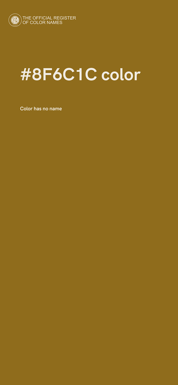 #8F6C1C color image