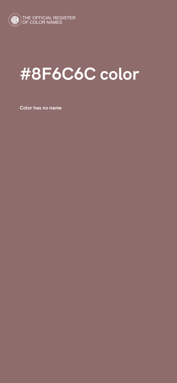 #8F6C6C color image