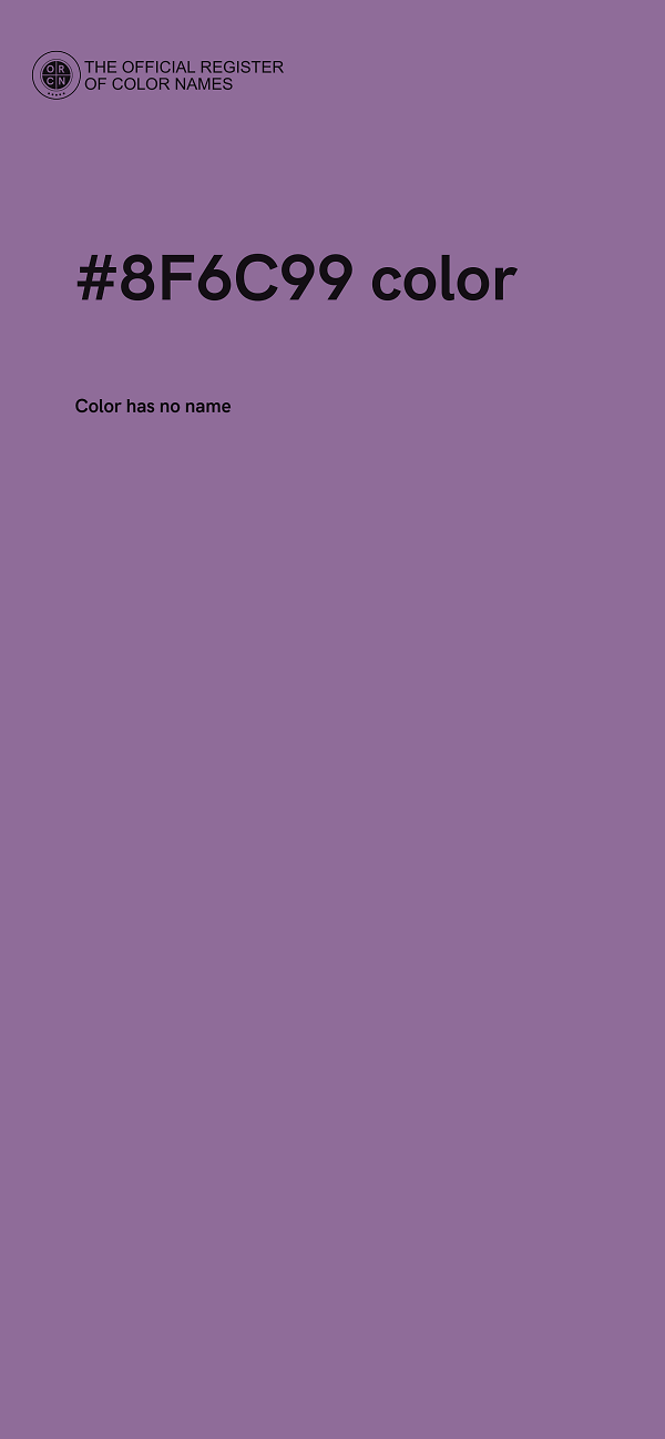 #8F6C99 color image