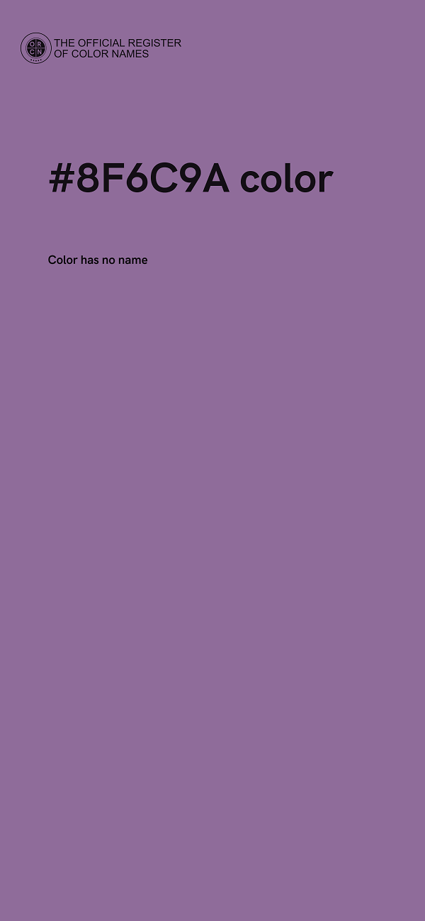 #8F6C9A color image