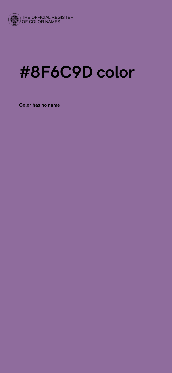 #8F6C9D color image