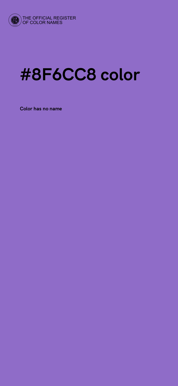 #8F6CC8 color image