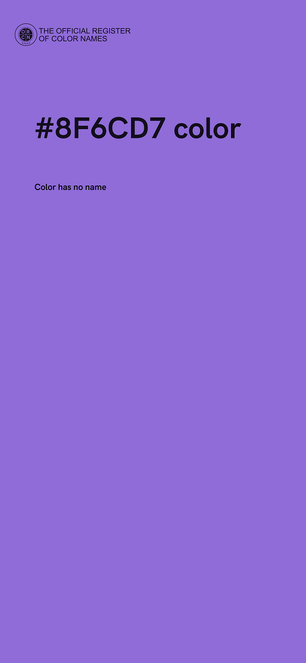 #8F6CD7 color image