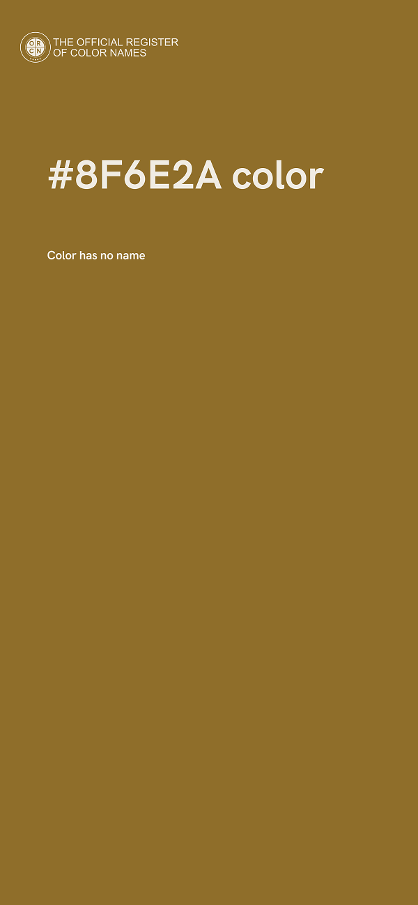 #8F6E2A color image
