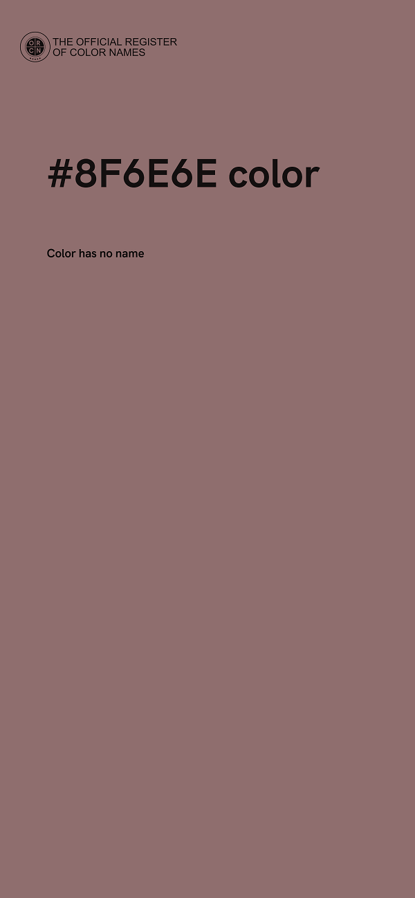 #8F6E6E color image