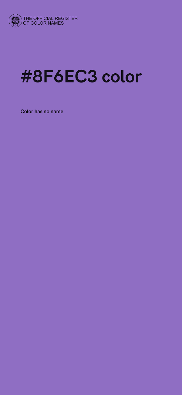 #8F6EC3 color image