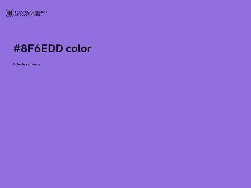 #8F6EDD color image