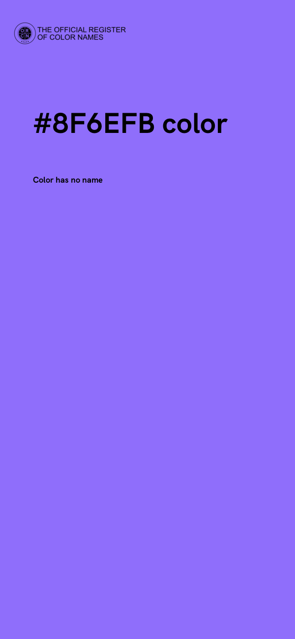 #8F6EFB color image