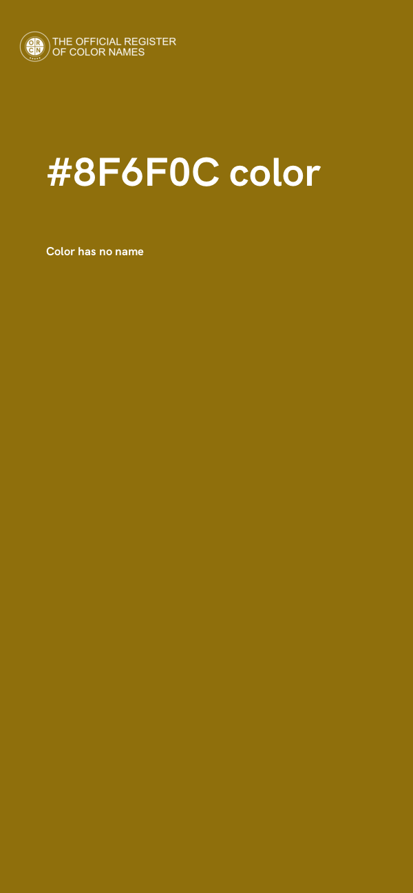 #8F6F0C color image