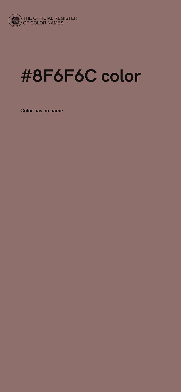 #8F6F6C color image