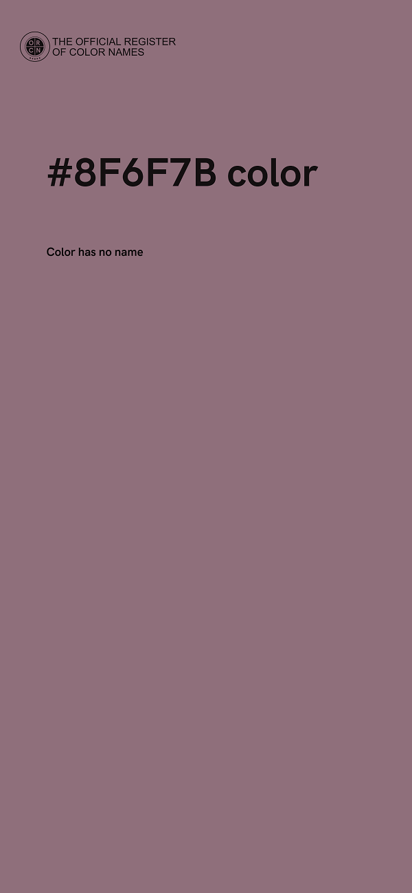 #8F6F7B color image