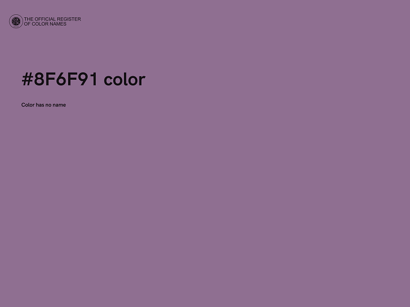 #8F6F91 color image