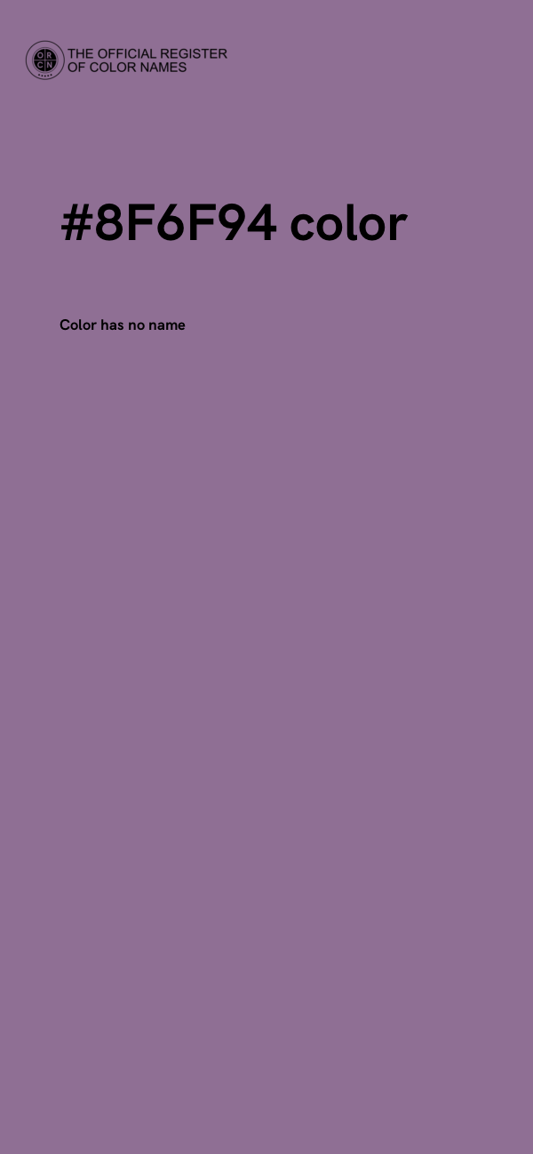 #8F6F94 color image