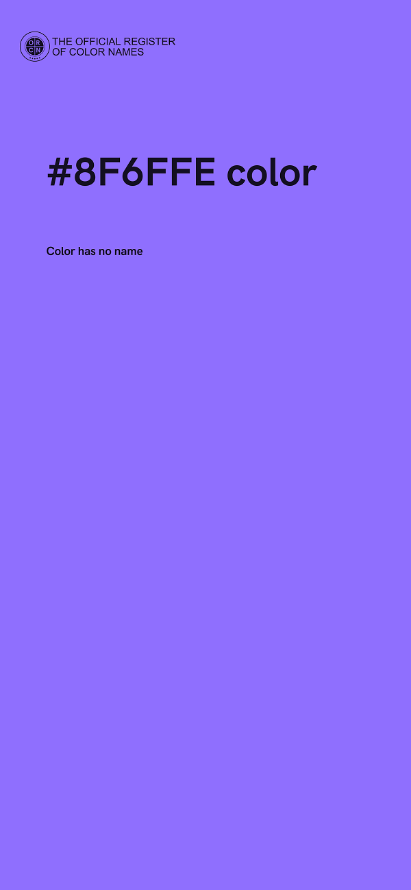 #8F6FFE color image