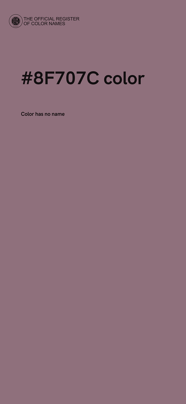#8F707C color image